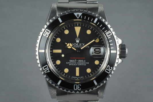 1973 Rolex Red Submariner 1680 Mark VI