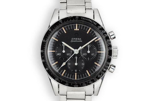 1967 Omega Straight Lug Pre-Moon Speedmaster Professional 105.003 with Extract from the Archives Paper and Case