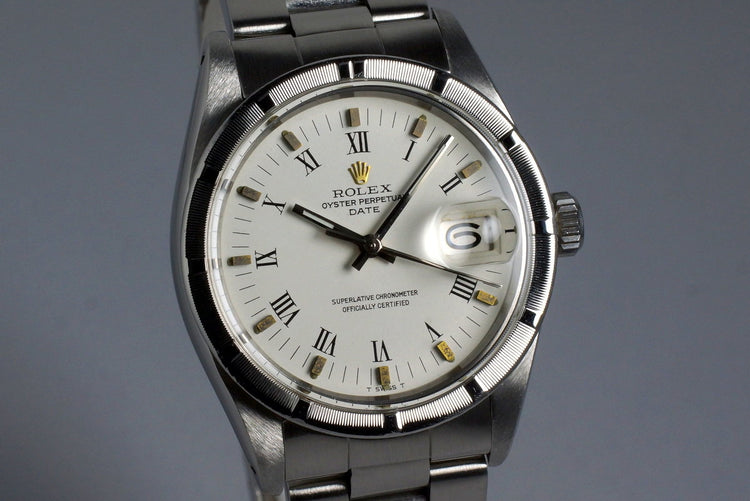 1974 Rolex Date 1501 White Roman Numeral Dial