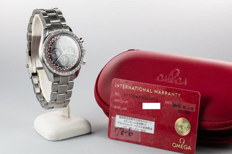 2014 Omega Speedmaster Professional 311.30.42.30.01.004 "Tin Tin" Dial with Card