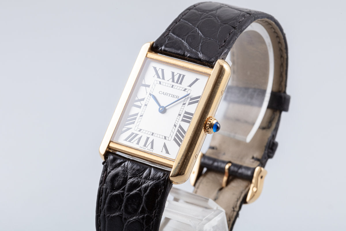 HQ Milton - 2016 18K & Acier Cartier Tank Solo W5200004 with Box
