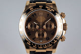 2015 Rolex RG Daytona 116515 Chocolate Arabic Dial with Box and Papers MINT