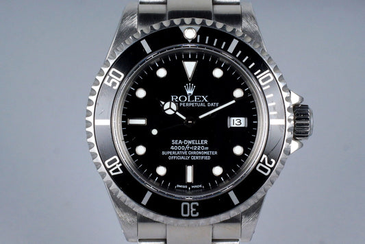 2001 Rolex Sea Dweller 16600 with Box and Papers