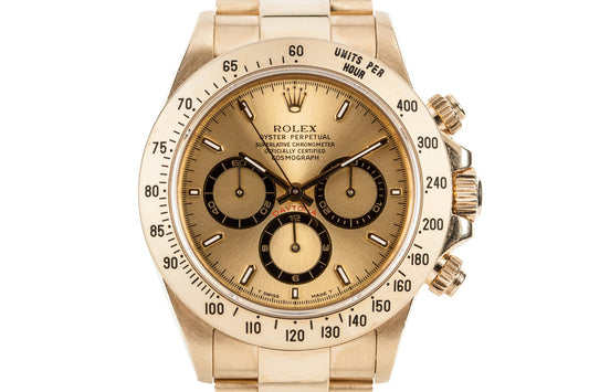 1995 Rolex 18K Gold Zenith Daytona