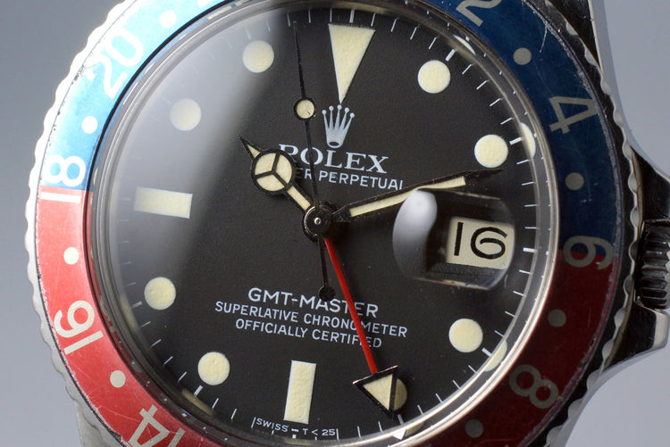 1982 Rolex GMT 16750 Matte Dial