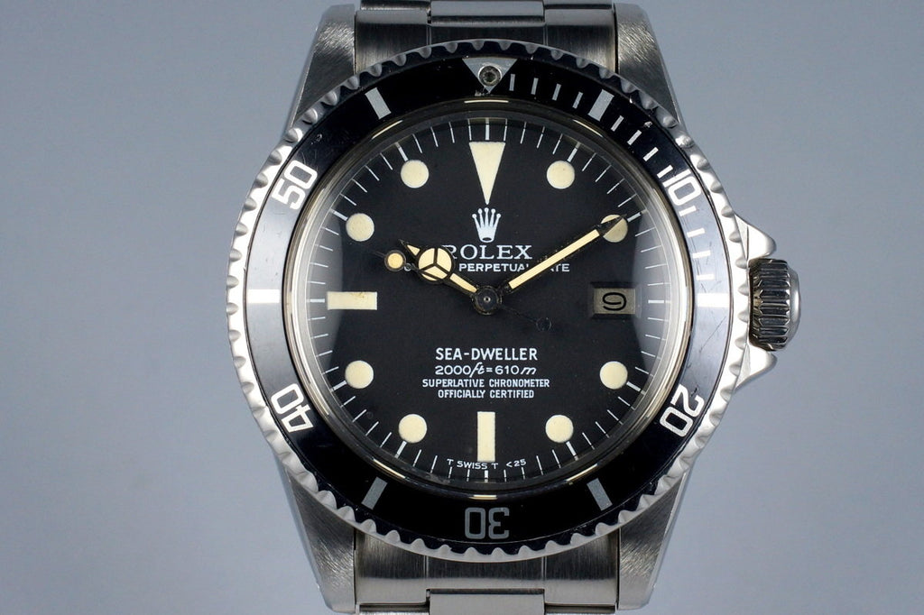 Rolex sea dweller rail dial Clearance