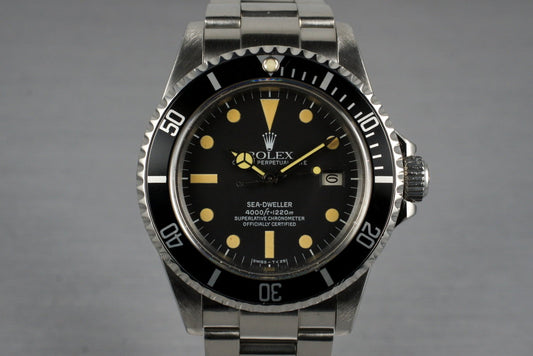 1982 Rolex Sea-Dweller 16660 with Box and Papers