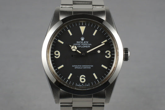 Rolex Explorer 1 1016 with Japanese RSC Papers
