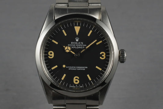 Rolex Explorer 1 1016 with creamy matte dial