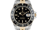 1981 Rolex Two Tone GMT-Master 16753 Black Nipple Dial with Box and Original Sales Receipt