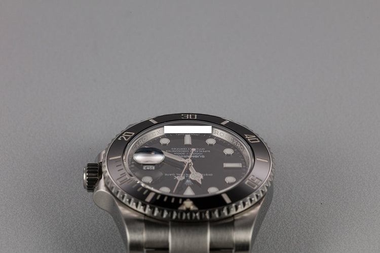 2017 Rolex Ceramic Submariner 116610 with Hang Tags