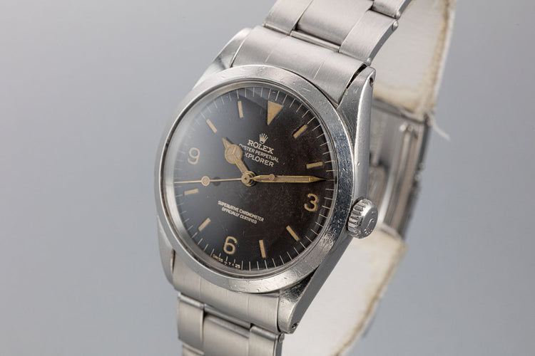 1964 Rolex Explorer 1016 Tropical Gilt Dial with Papers
