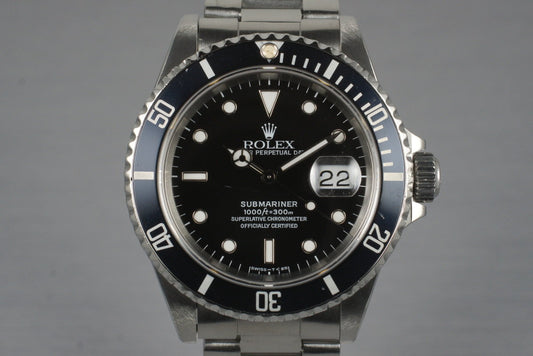 1991 Rolex Submariner 16610