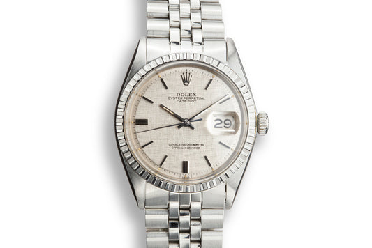 1971 Rolex DateJust 1603 with Silver Linen Dial