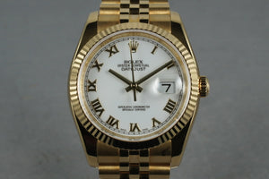 2006 Rolex 18K Datejust 116238 with Box and Papers