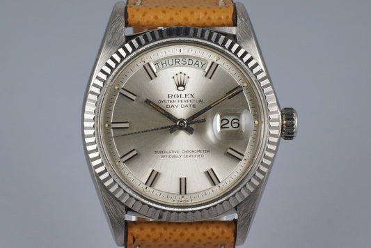 1972 Rolex WG Day-Date Wide Boy Sigma Dial 1803