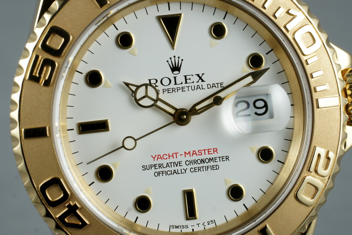 HQ Milton - 1995 Rolex YG Yacht-Master 16628, Inventory #4565, For