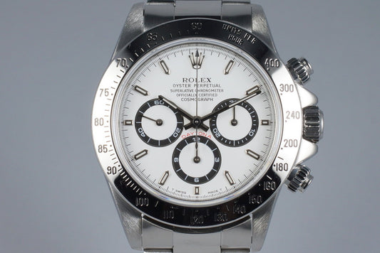 1995 Rolex Zenith Daytona 16520 White Dial