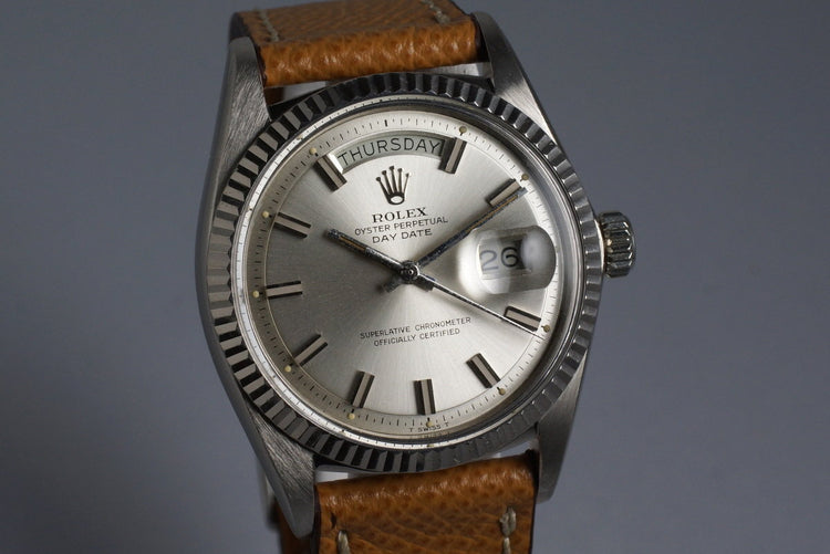 1972 Rolex WG Day-Date Wide Boy Sigma Dial 1803