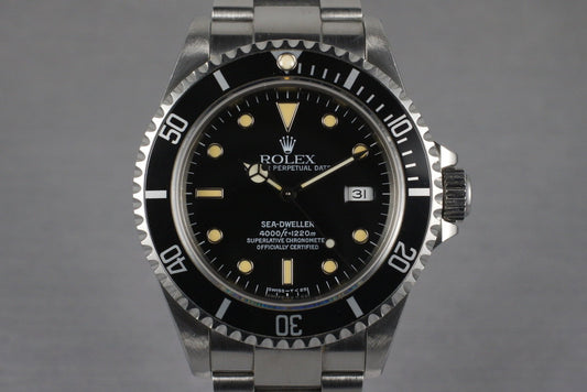 1991 Rolex Sea Dweller 16600