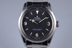 1967 Rolex Explorer 1 1016 with Box and Papers