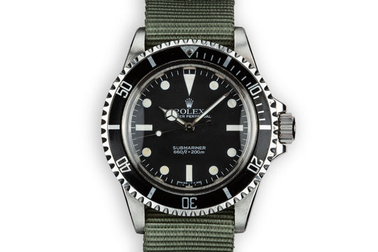 1983 Rolex Submariner 5513 with Mark V Maxi Dial