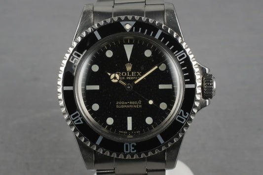 1966 Rolex Submariner Ref: 5513 gilt Dial with Pateted 9315