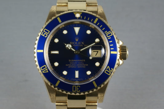 Rolex Submariner  Ref: 16618 with Service Paper