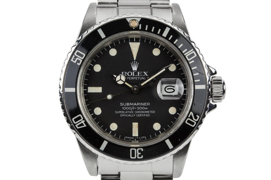 1981 Rolex Submariner 16800 Matte Dial