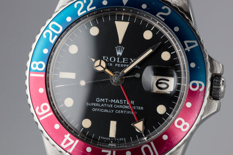 1968 Rolex GMT-Master 1675 with Mark 1 Dial