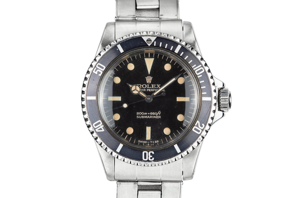 1966 Rolex Submariner 5513 with "Bart Simpson" Gilt Dial