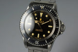 1964 Rolex Submariner 5513 with Glossy Gilt Dial