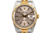 1991 Rolex Two Tone DateJust 16233 Silver Dial