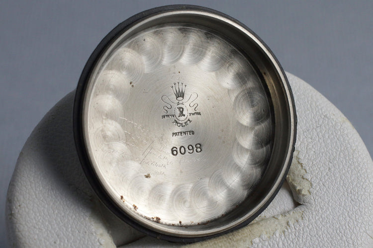 1951 Rolex Oyster Perpetual 6098 Cream Dial