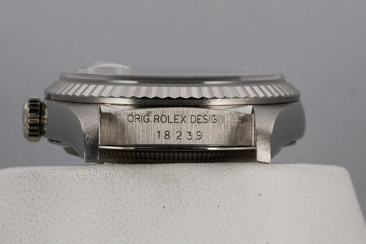 1991 Rolex 18K WG Day-Date 18239
