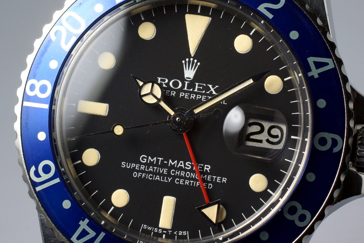 HQ Milton - 1978 Rolex GMT 1675 with Blueberry Insert, Inventory ...