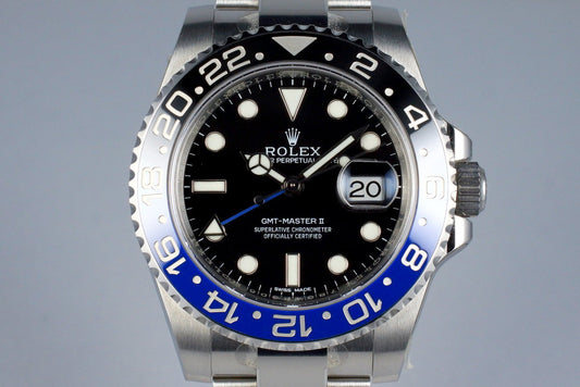 2015 Rolex GMT II 116710BLNR with Box and Papers STICKERS