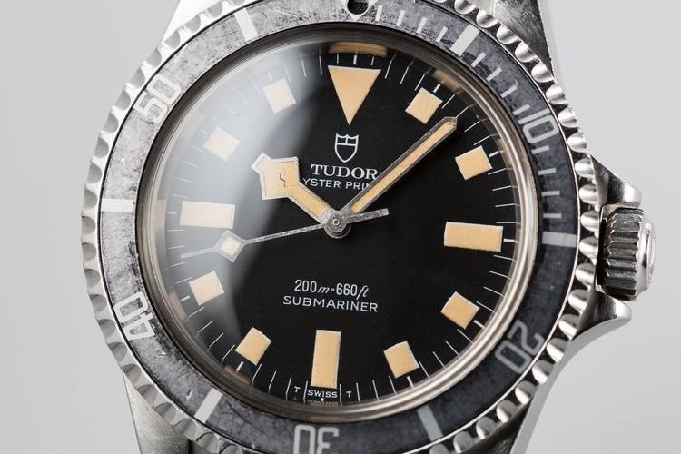 1980 Tudor Snowflake Submariner 94010 Black Dial