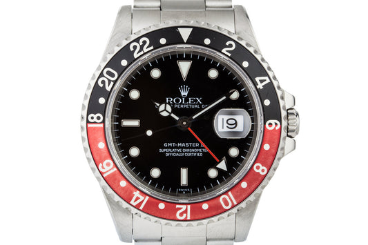 1999 Rolex GMT II 16710 with Swiss Only Dial