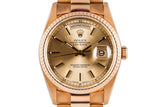 1999 Rolex YG Day-Date 18238 with Rosy Patina