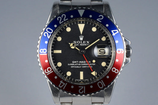 1968 Rolex GMT 1675 Mark I Dial