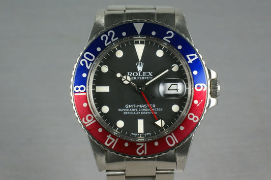 Rolex GMT 16750 with Box and papers
