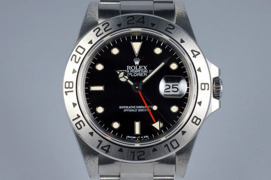 1994 Rolex Explorer II 16570 Black Dial