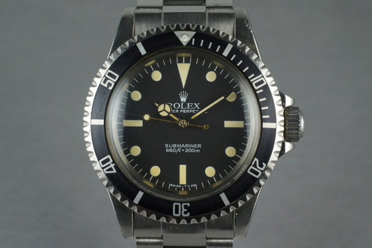 1981 Rolex Submariner 5513 Mark V Maxi Dial