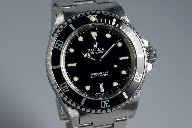 2001 Rolex Submariner 14060M