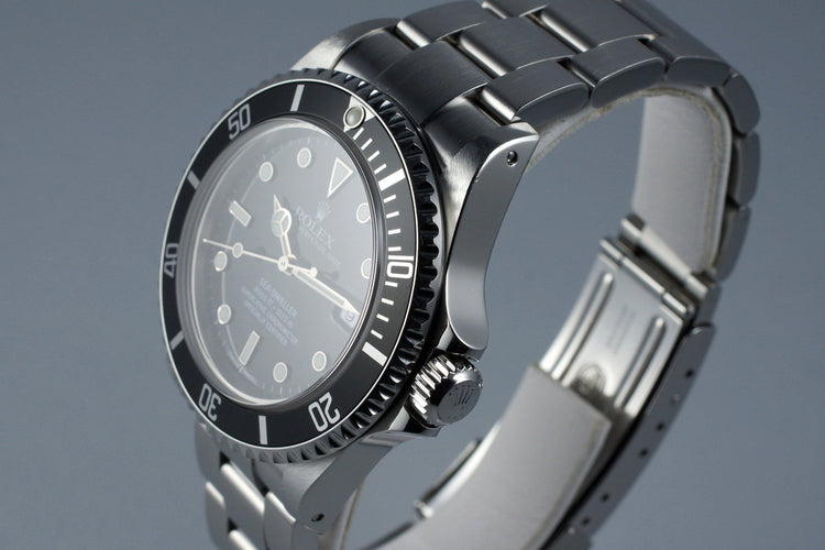 1999 Rolex Sea Dweller 16600 with Box and Papers