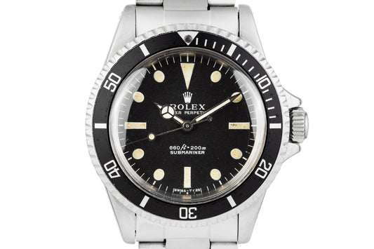 1968 Rolex Submariner 5513 Serif Dial