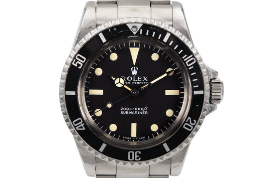 1967 Rolex Submariner 5513 with Meters First Dial