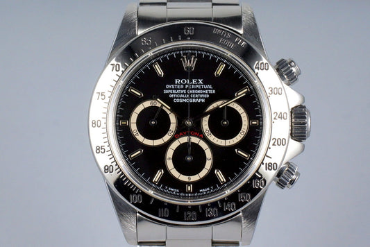 1990 Rolex Zenith Daytona 16520 Black ‘Inverted 6’ Dial