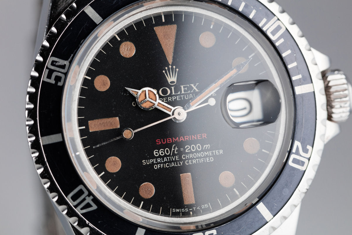 HQ Milton - 1973 Rolex Red Submariner 1680 MK VI Dial, Inventory